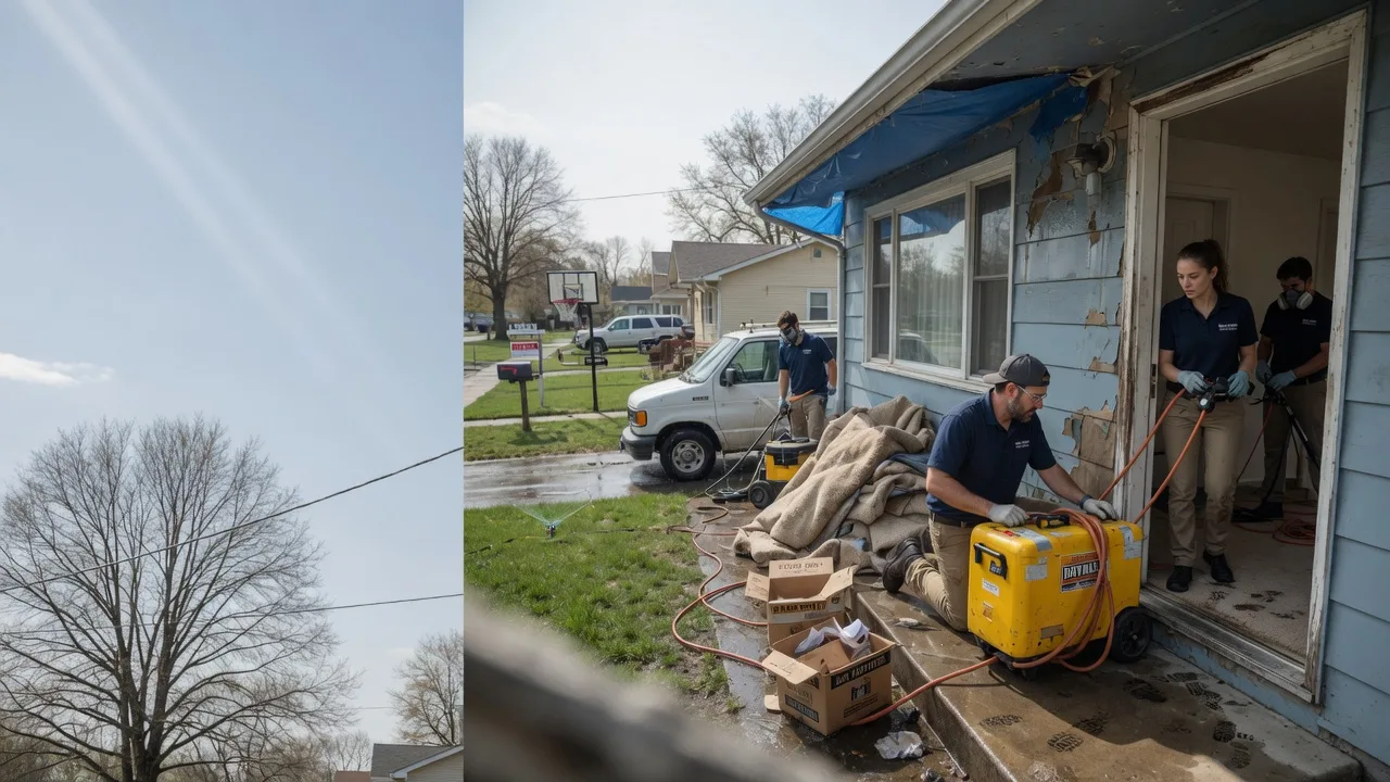 Basement Flood Cleanup in Roeland Park, KS near me